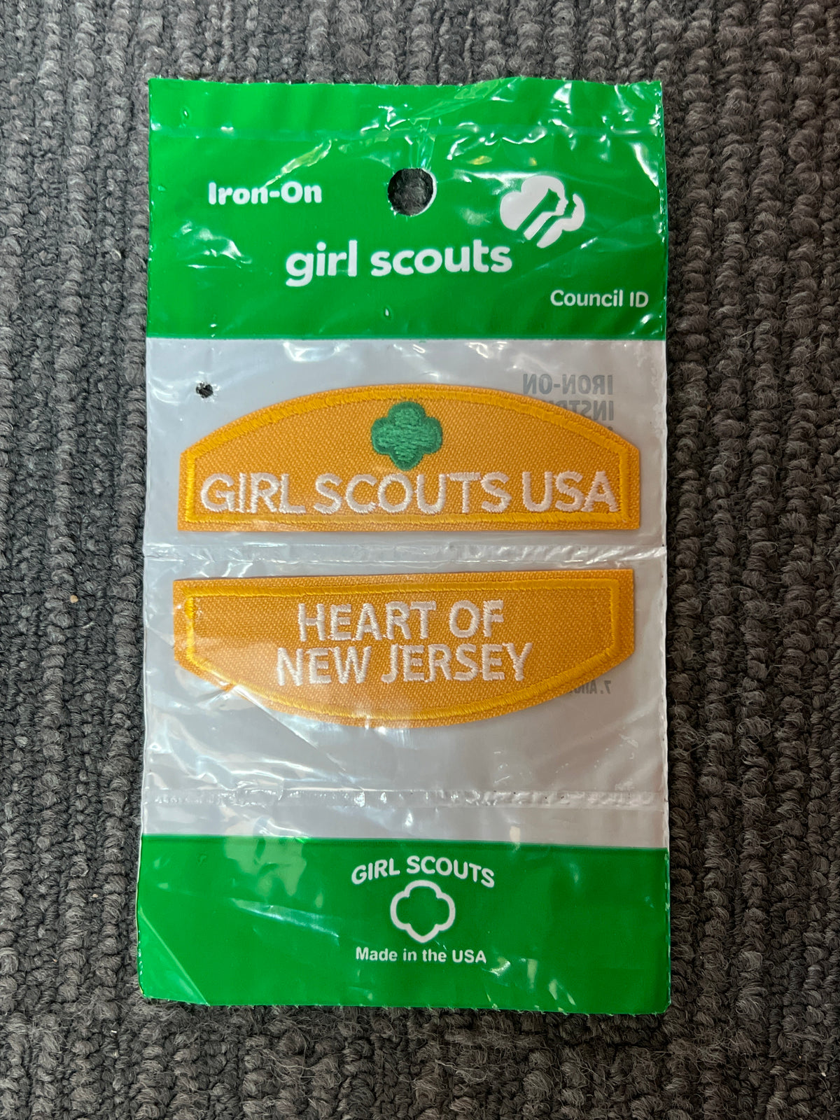 Girl Scout Daisy Council Identification Set Heart of New Jersey