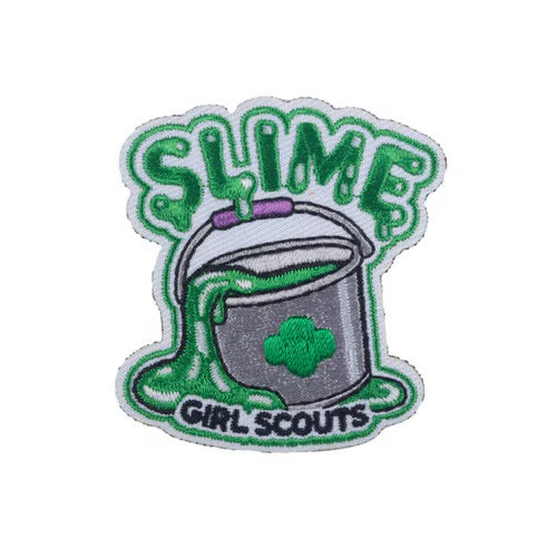 Slime Bucket Fun Iron-On Patch