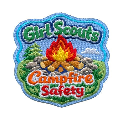 Campfire Safety Iron-On Patch