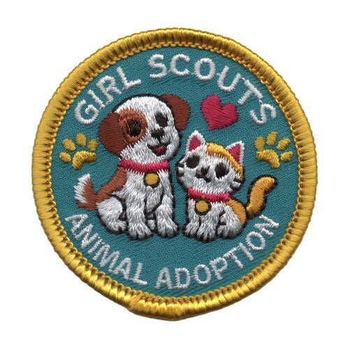 Animal Adoption Iron-On Patch