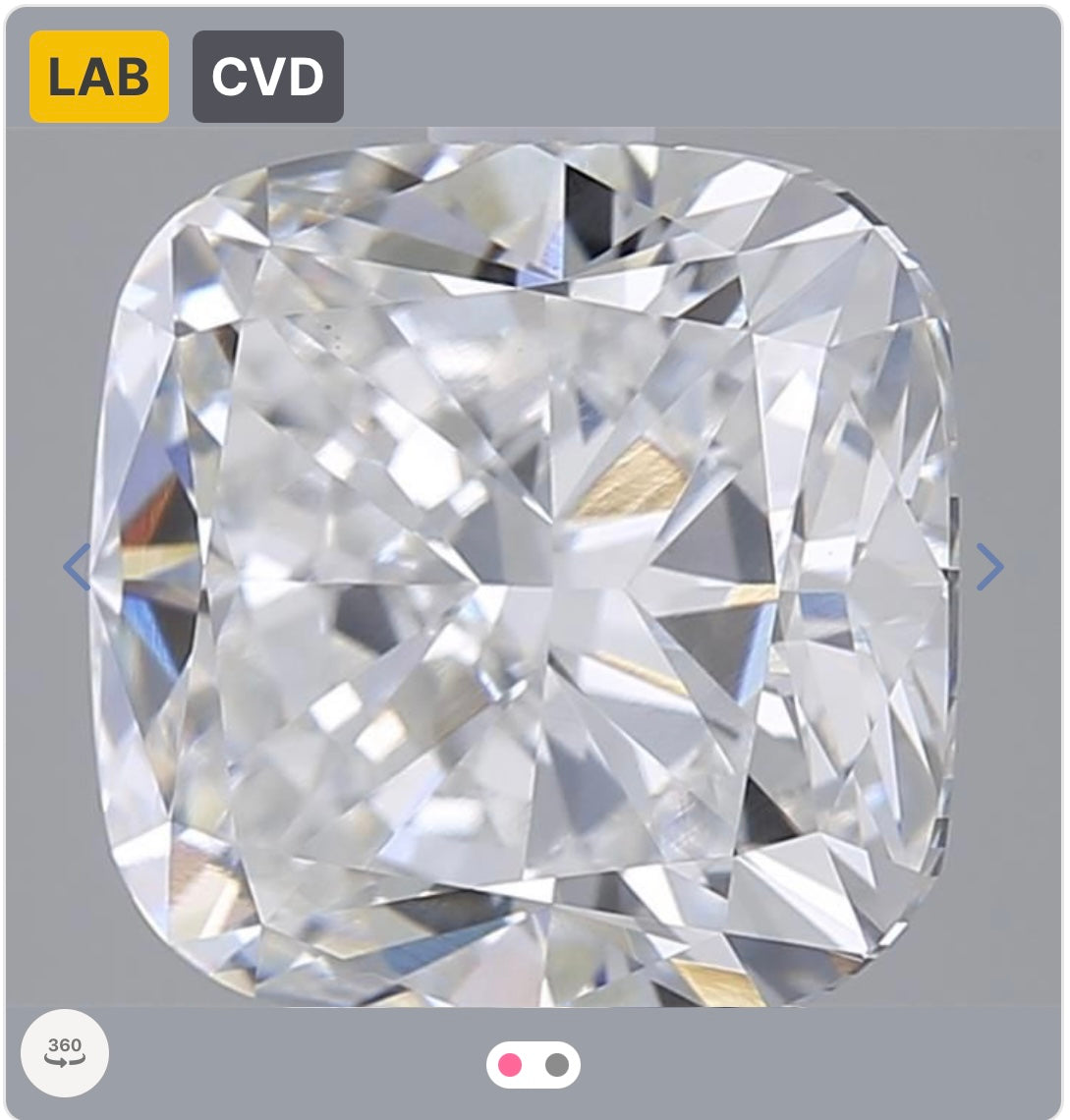 Cushion Modified 3.01ct F VS1 EX EX None