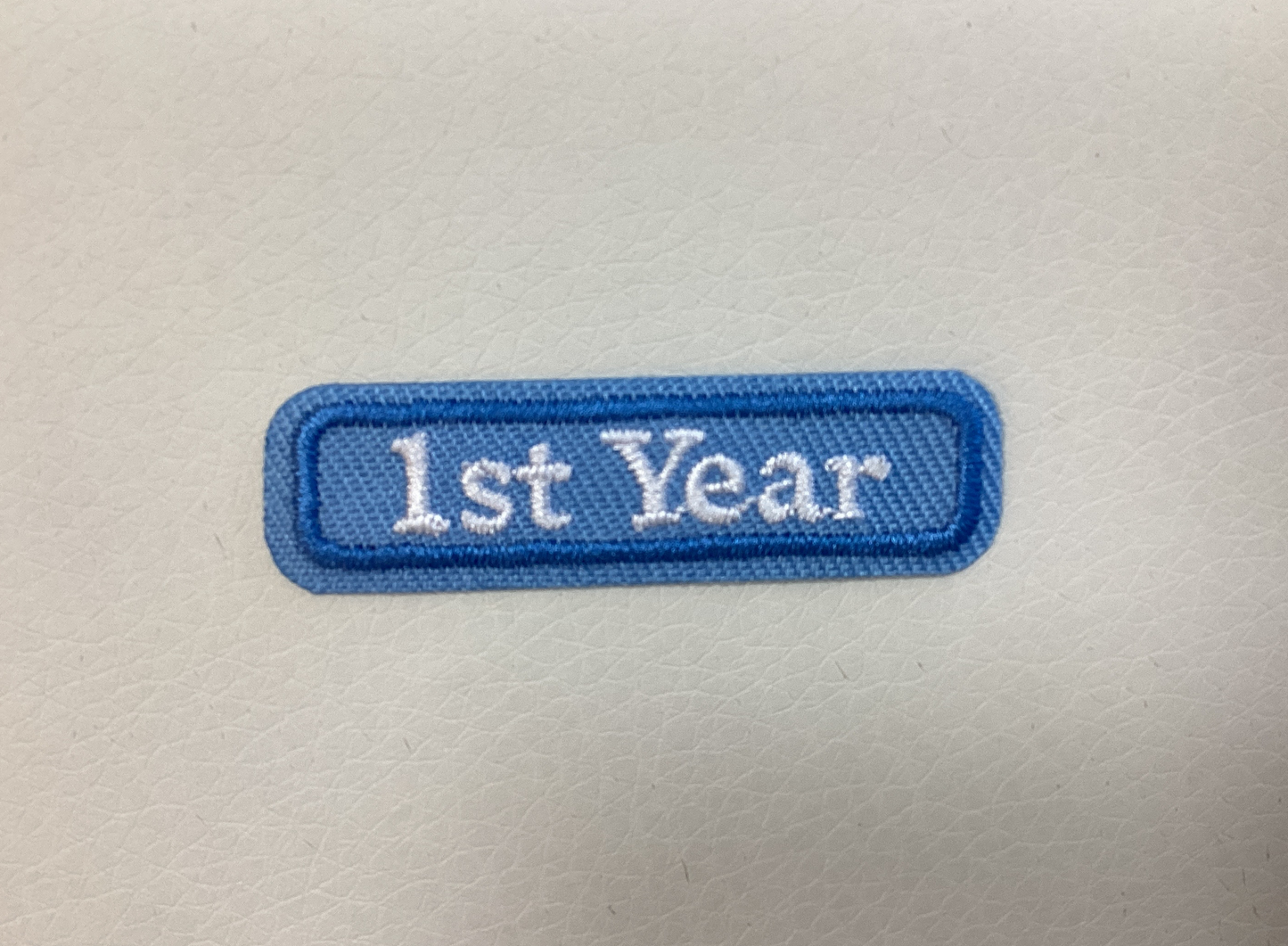 1st year Iron on Patch