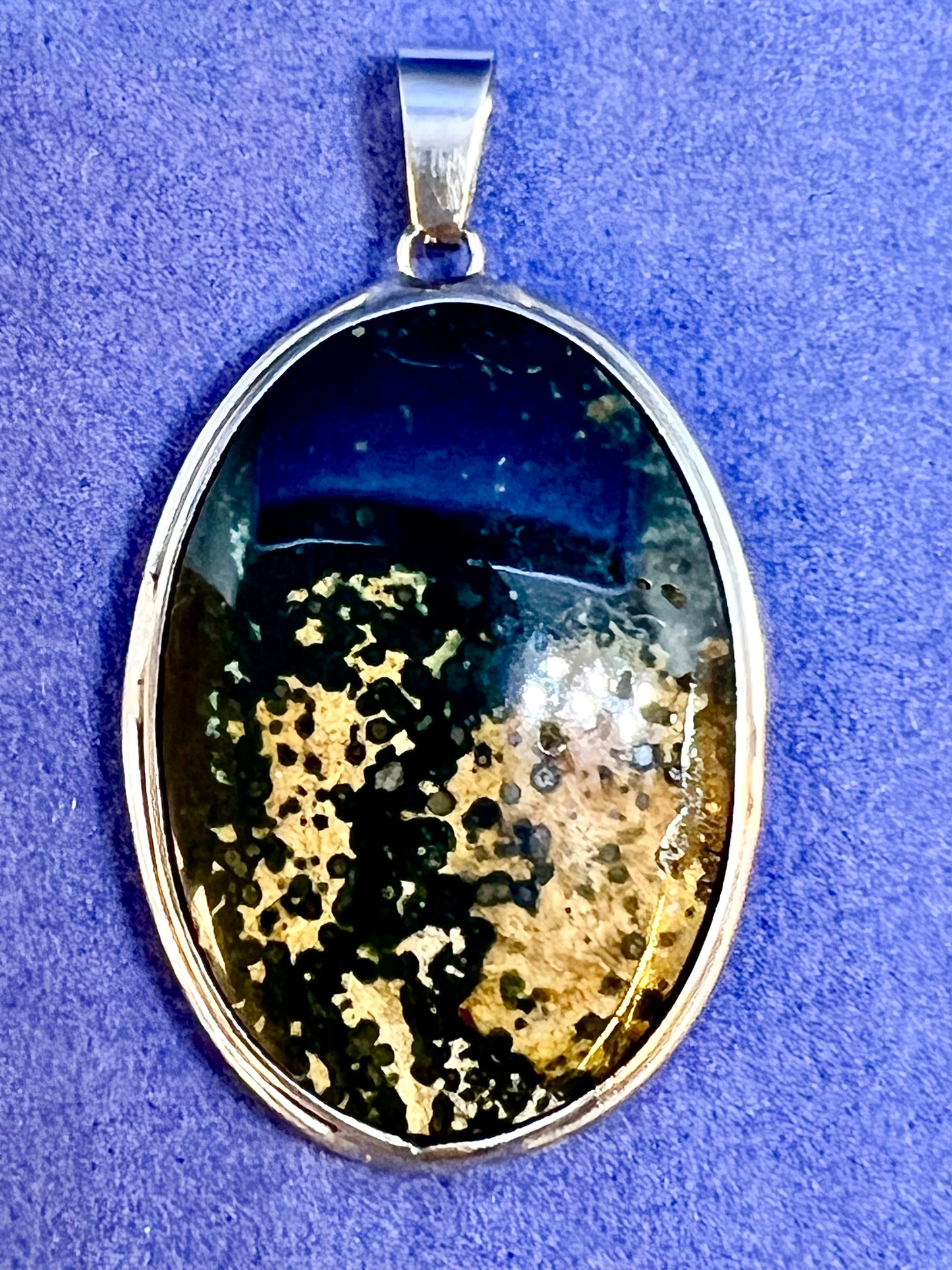 Natural ocean Jasper pendant