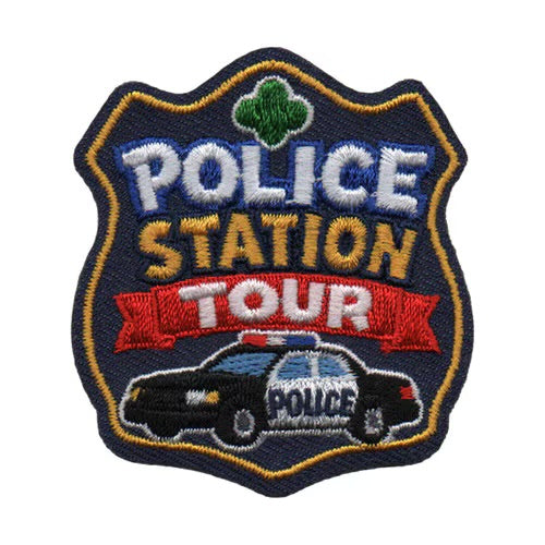 Police Station Tour Iron-On Patch