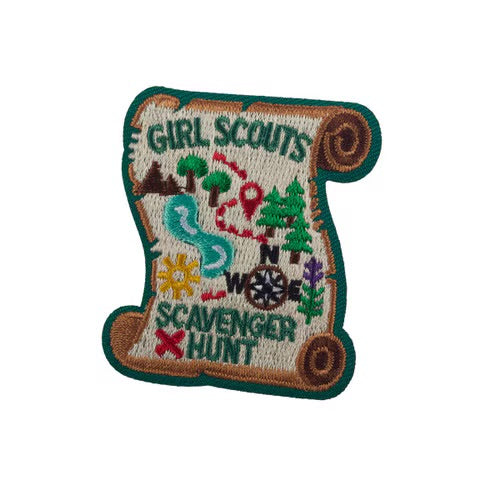 Scavenger Hunt Iron-On Patch