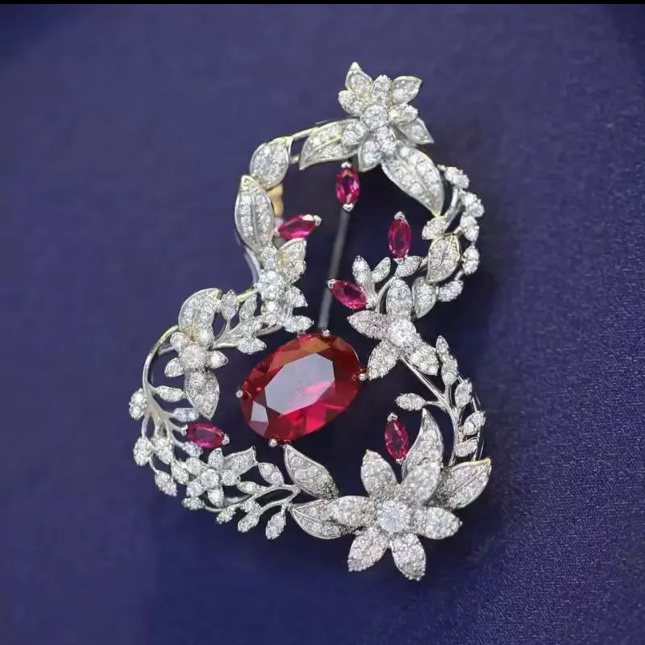 Cubic zirconia Guord Brooch