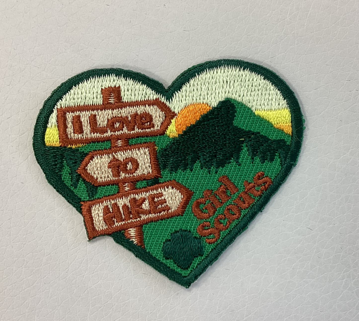 Girl Scouts I Love to Hike Fun Patch