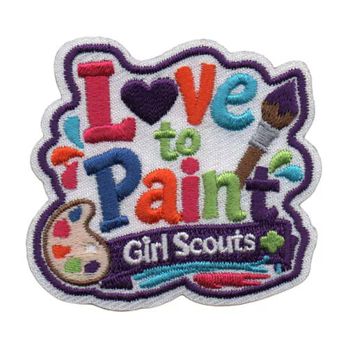Love to Paint Iron-On Patch