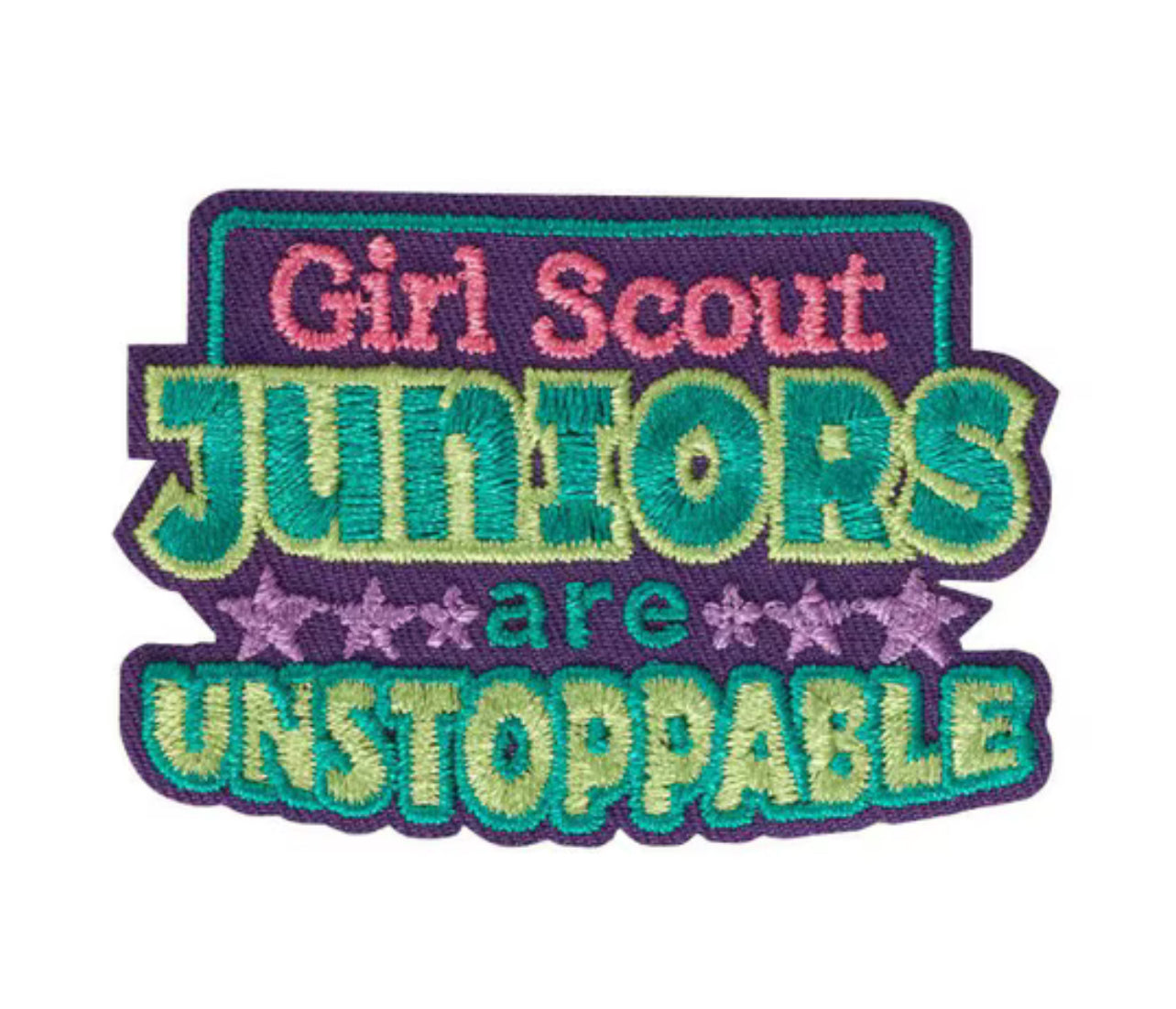 Juniors Are Unstoppable Iron-On Patch