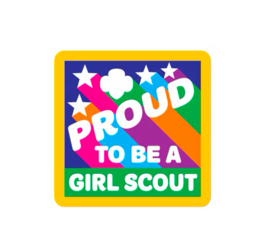 Proud to be a Girl Scout Sew-On Patch