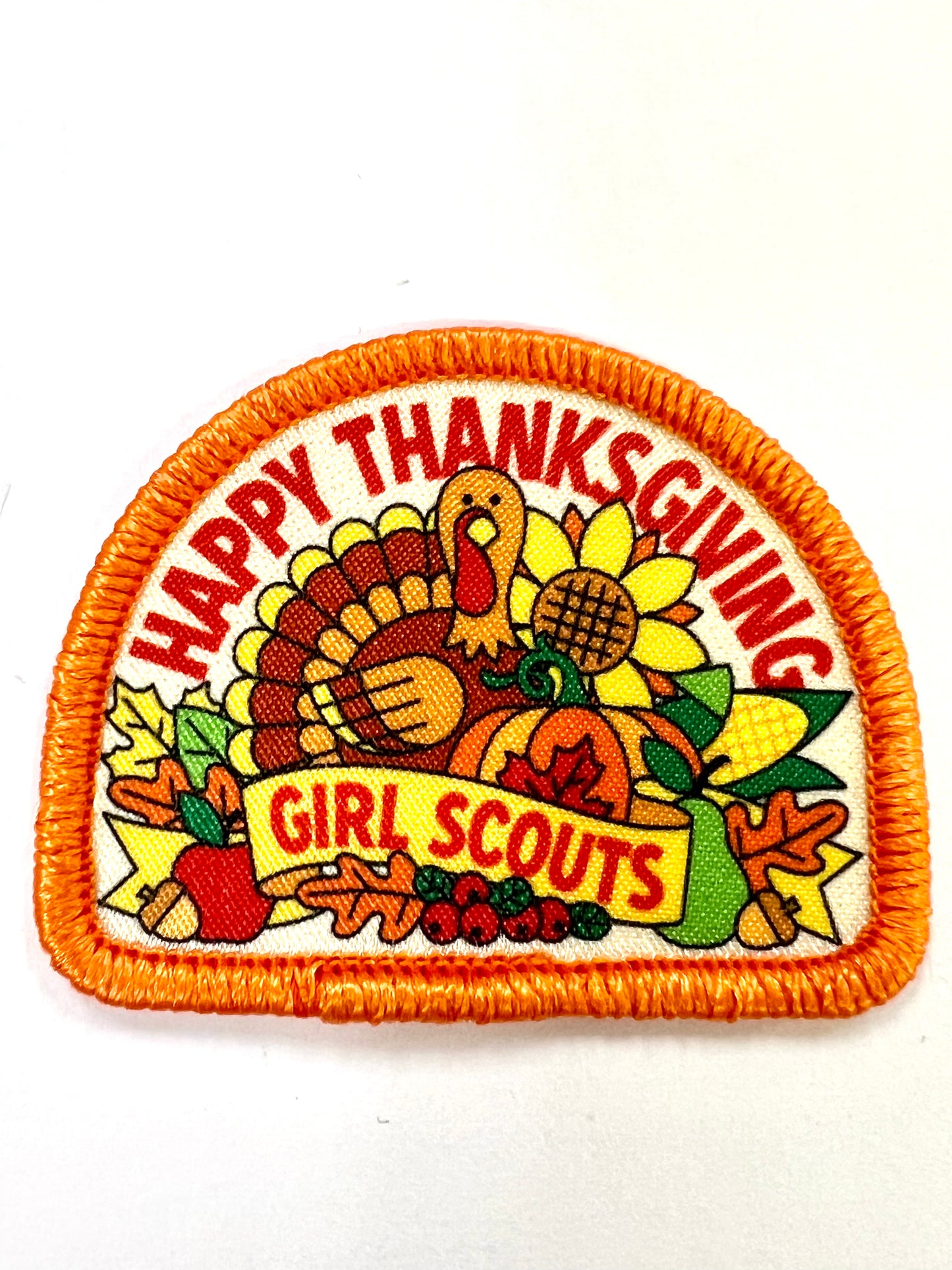 Girl Scouts Happy Thanksgiving patch