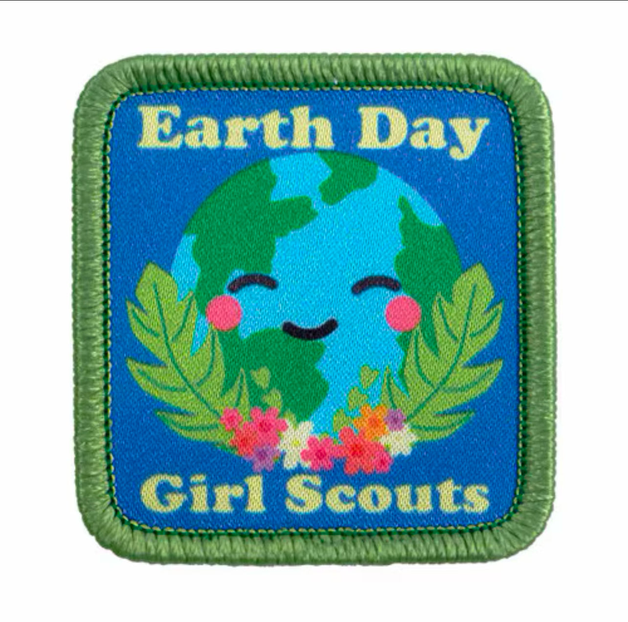 Earth Day Smile Sew-On Patch