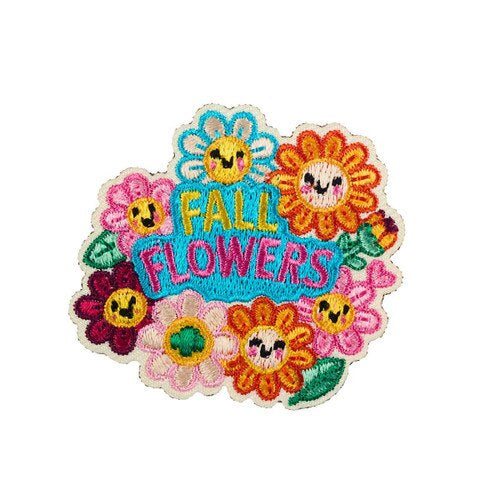 Fall Flowers Iron-On Patch