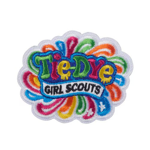 Tie Dye Iron-On Patch