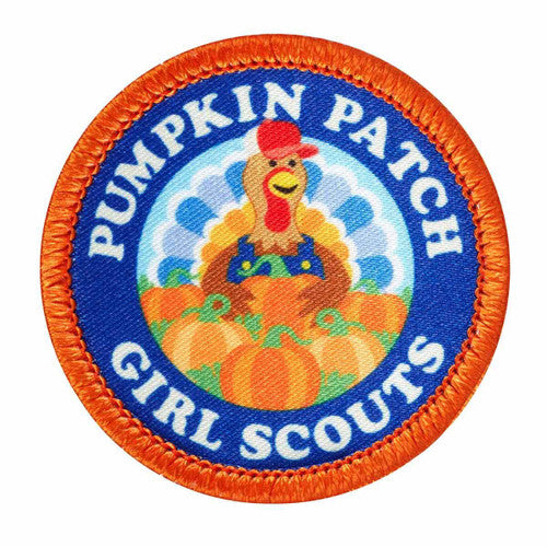 Turkey Pumpkin Patch Sew-On Patch