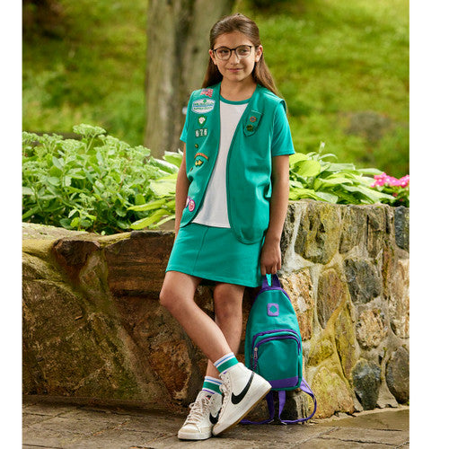 Junior Sling Backpack
Girl Scout Sustainability Leaf Sustainable