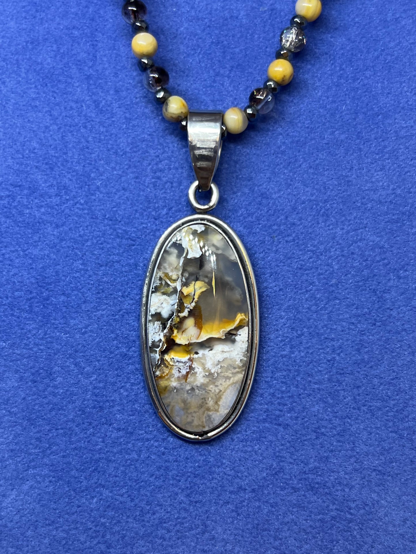 Natural chalcedony Pendant