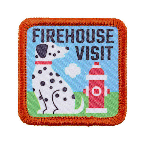 Firehouse Visit Dalmatian Sew-On Patch