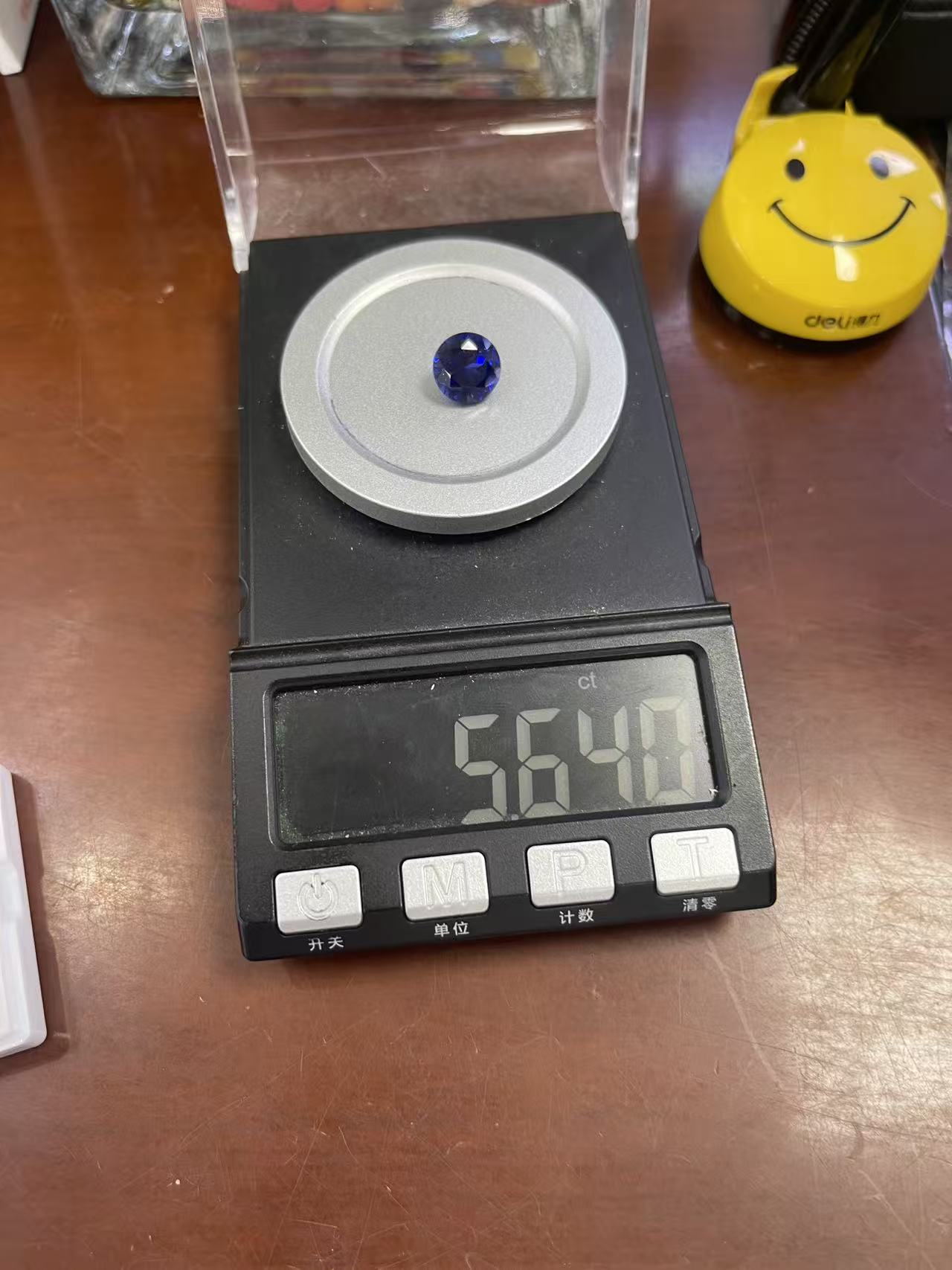 10mm lab round sapphire