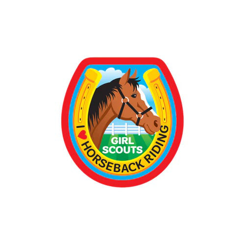 I Love Horseback Riding Sew-On Patch