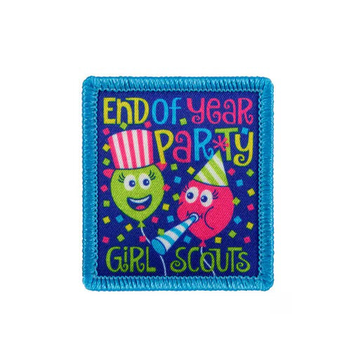 End of Year Party Balloons Sew-On Patch