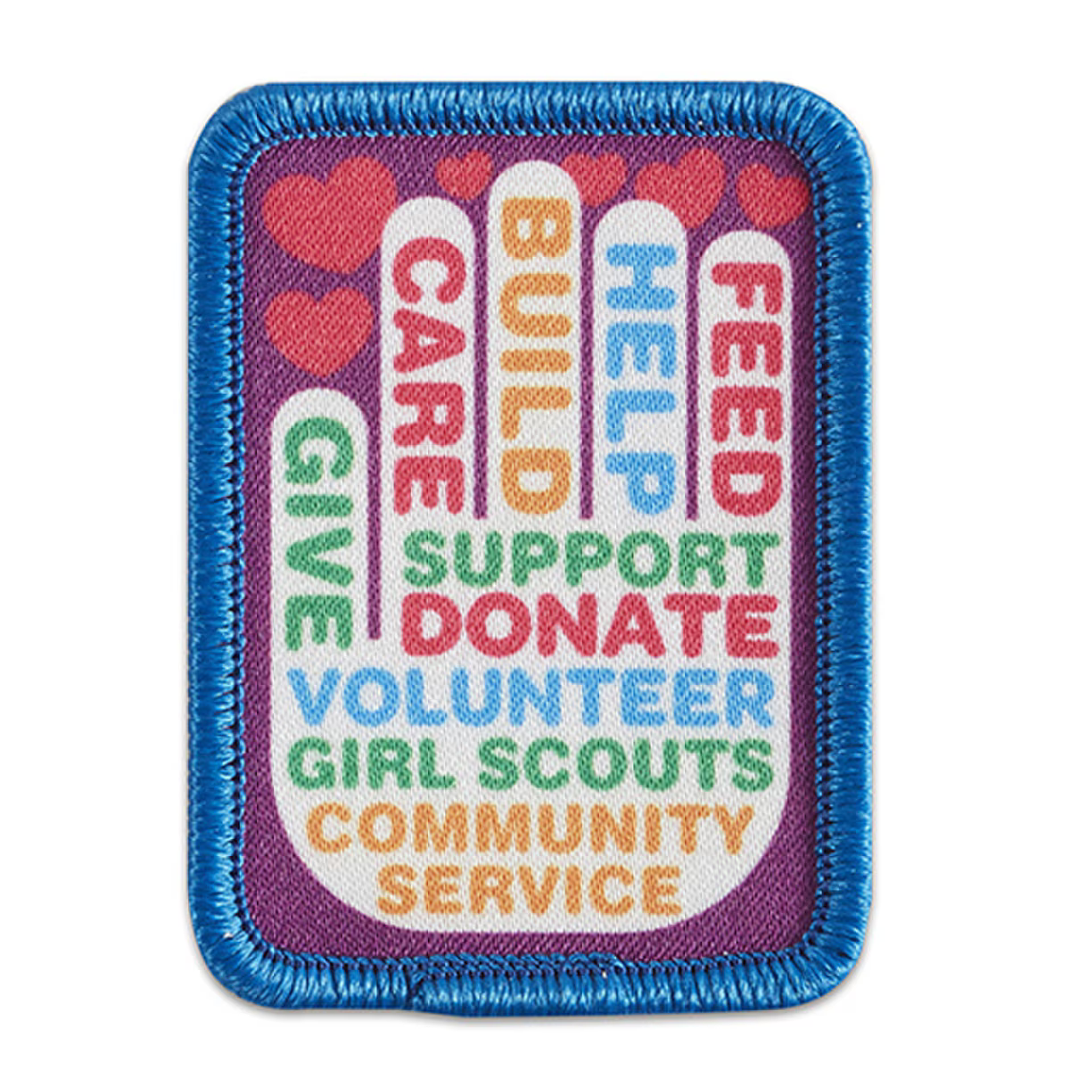 Community Service Hand Sew-On Patch