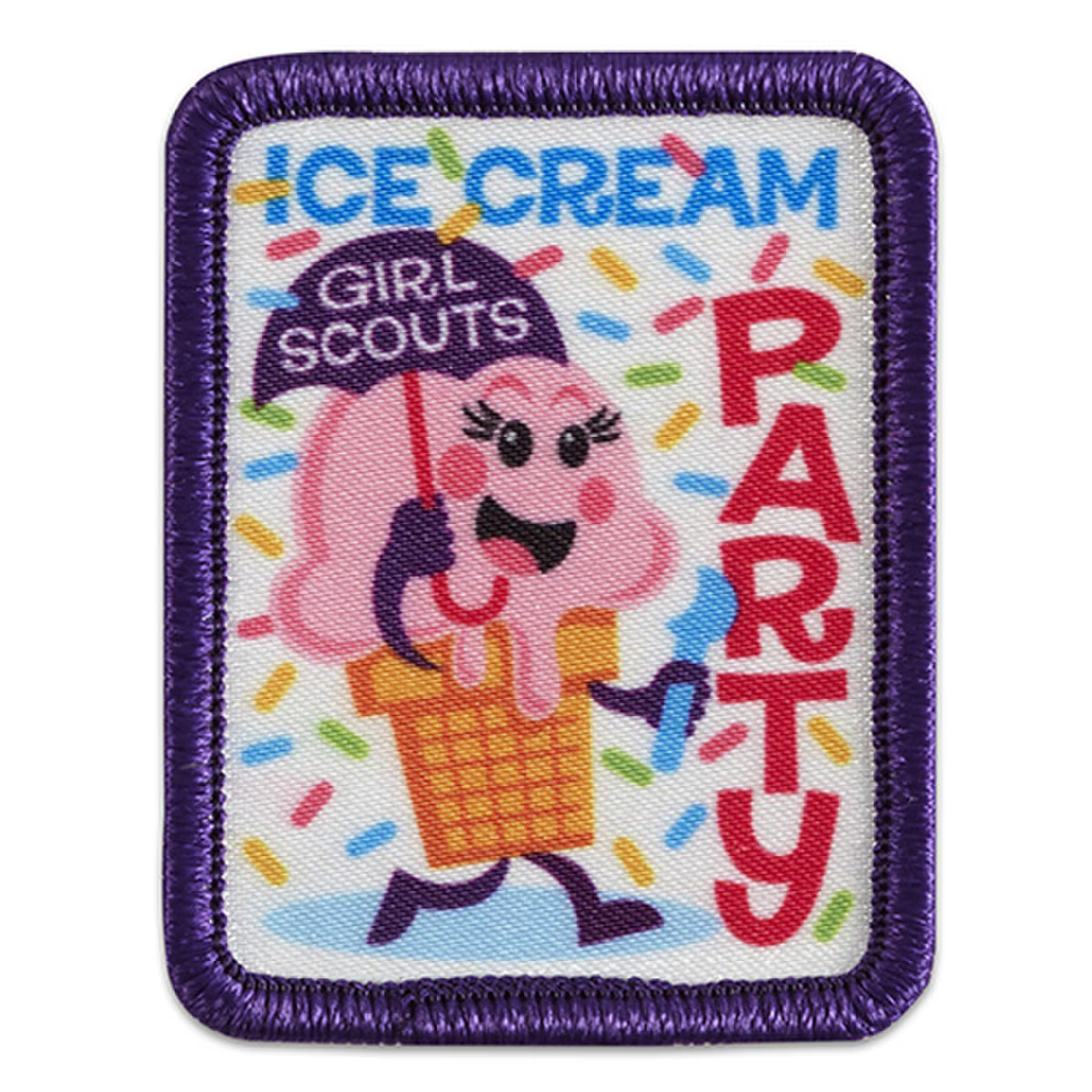 Ice Cream Party Sprinkles Sew-On Patch