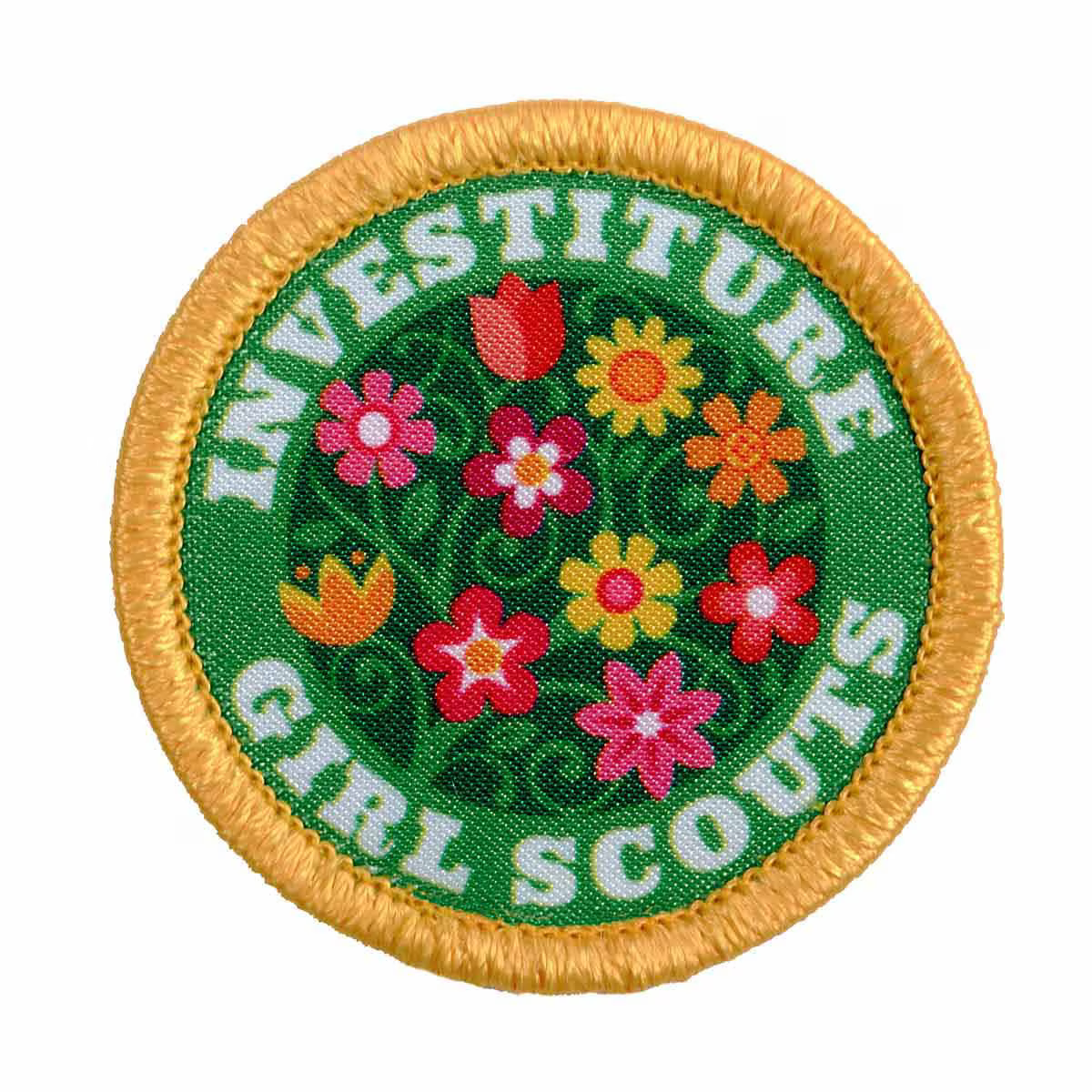 Investiture Flowers Sew-On Patch