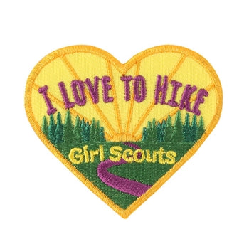 Girl Scouts I Love to Hike Fun Patch – Design4uJewelry