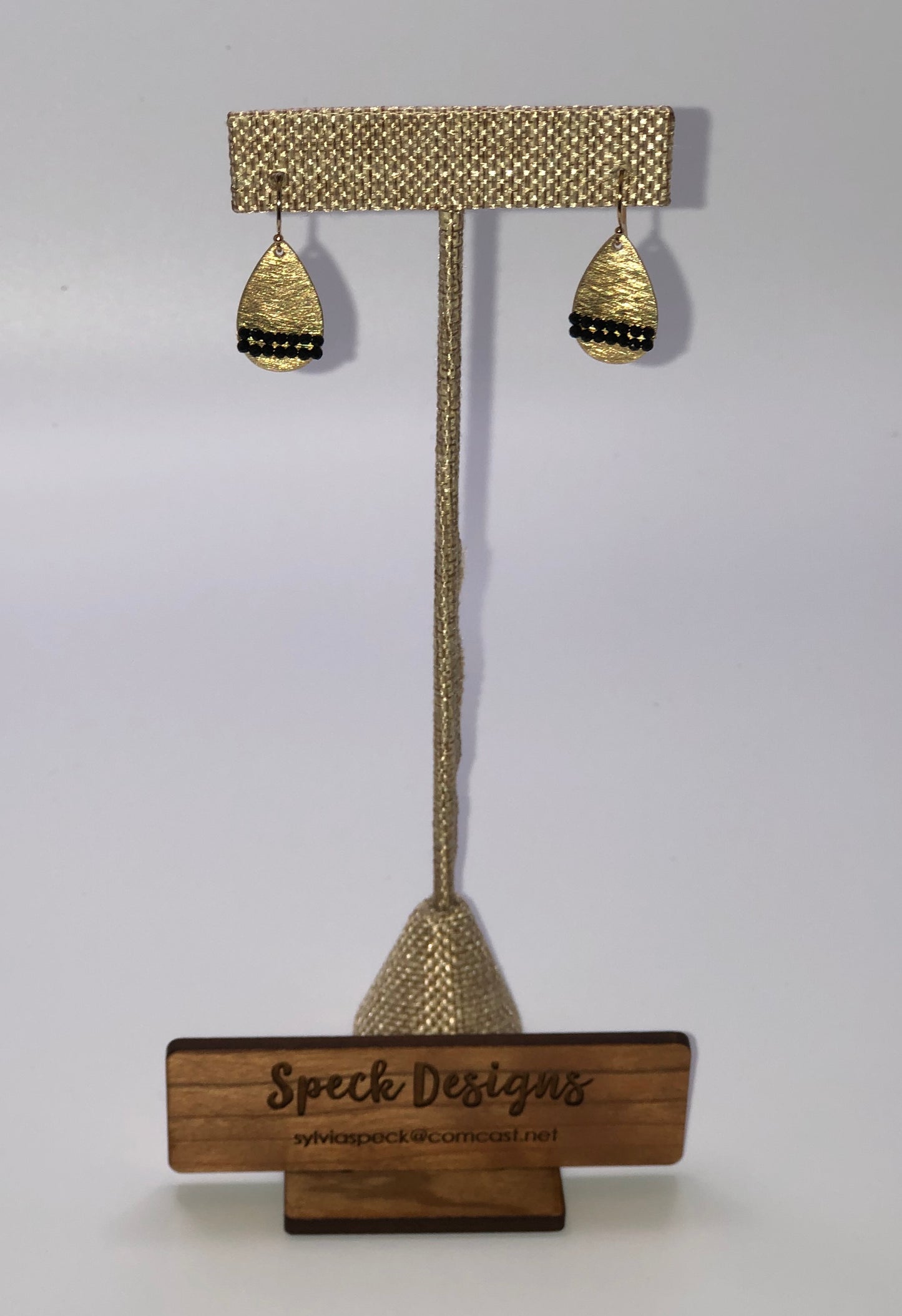 Tear Shape Wire Wrapped Stone Earrings