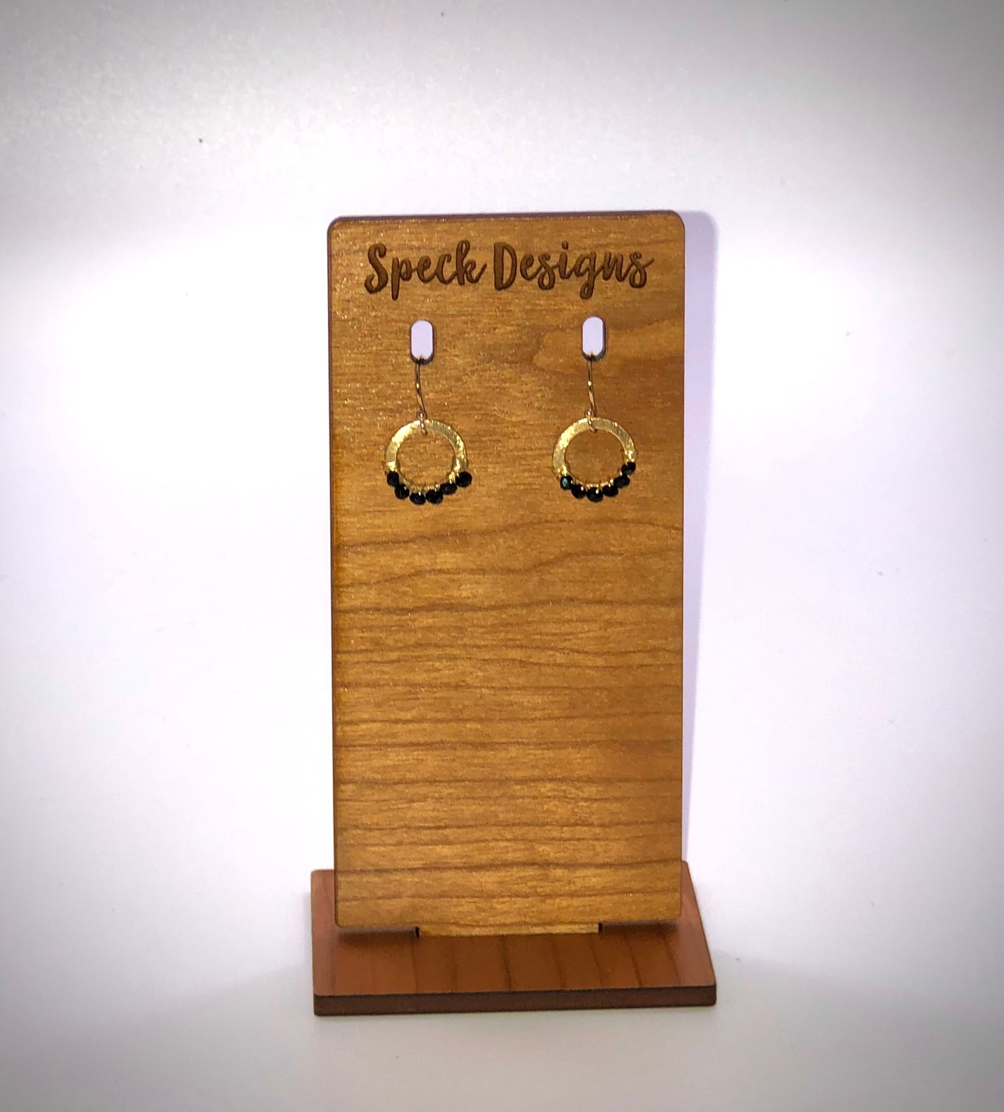 Round Wire Wrapped Earrings