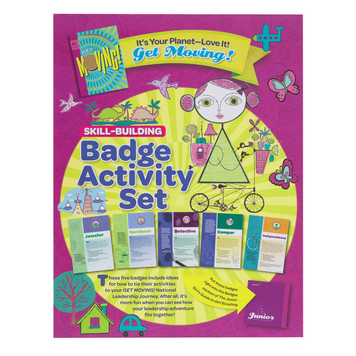 junior its your planet badge activity set