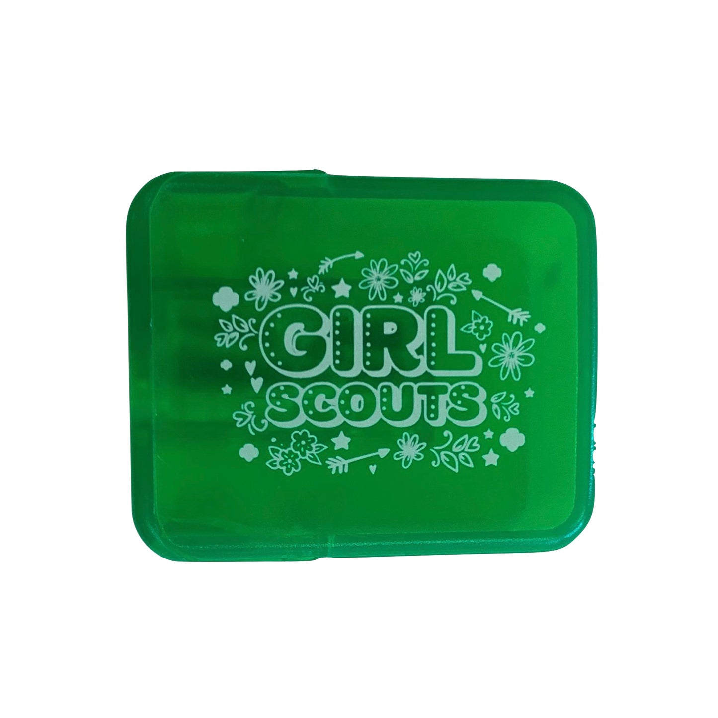 girl scouts rounded rectangle pencil sharpener