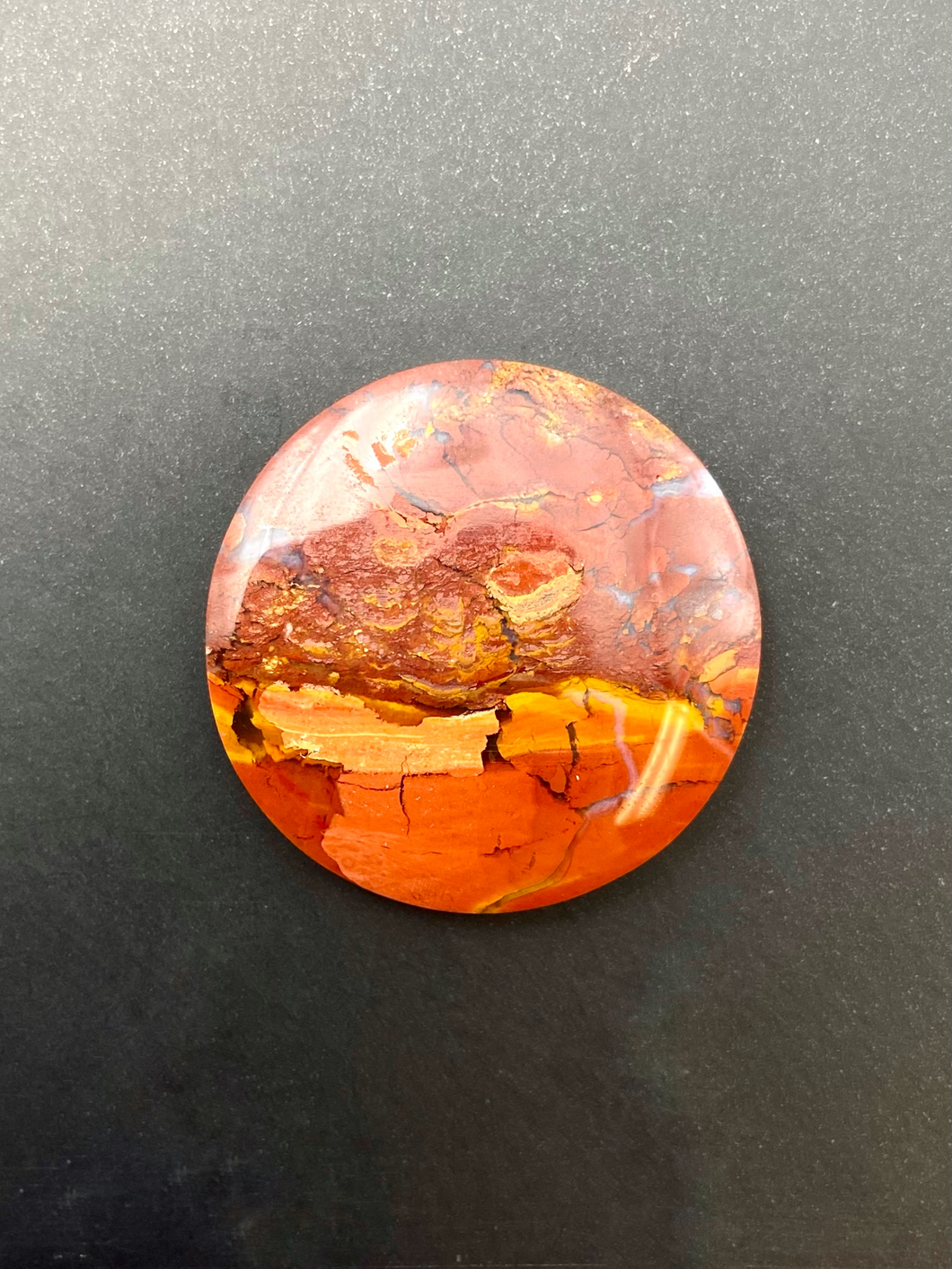 Natural Indonesia Red Moss Agate Stone