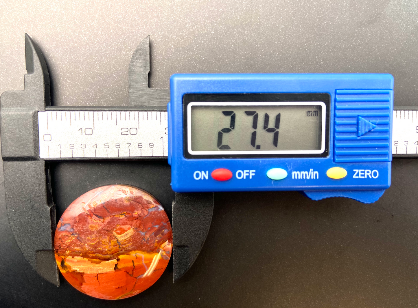 Natural Indonesia Red Moss Agate Stone