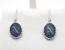 Load image into Gallery viewer, Natural Opal Triplet Dangling Earrings in Sterling Silver
