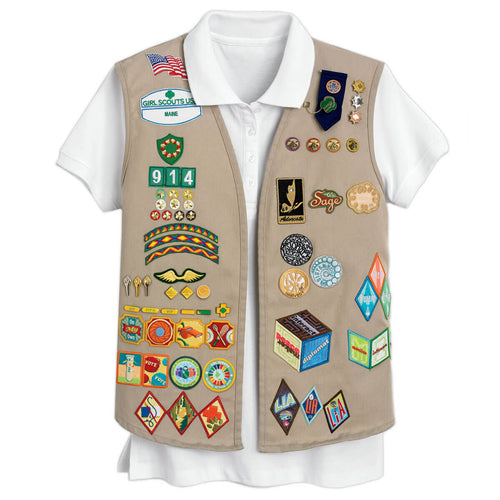 girl scouts cadette vest