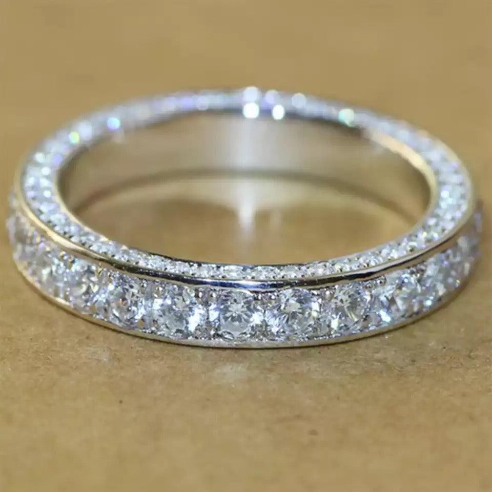 Classic cubic zirconia band