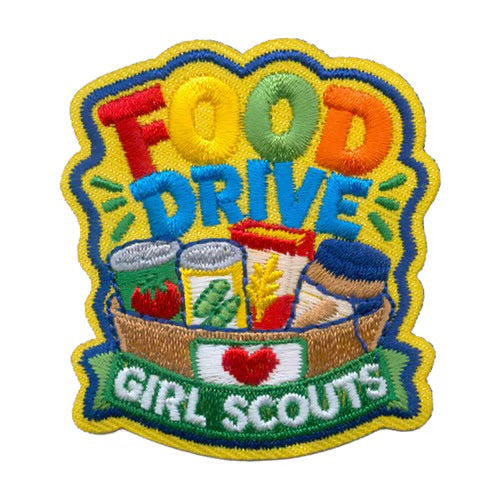Food Drive Iron-On Patch