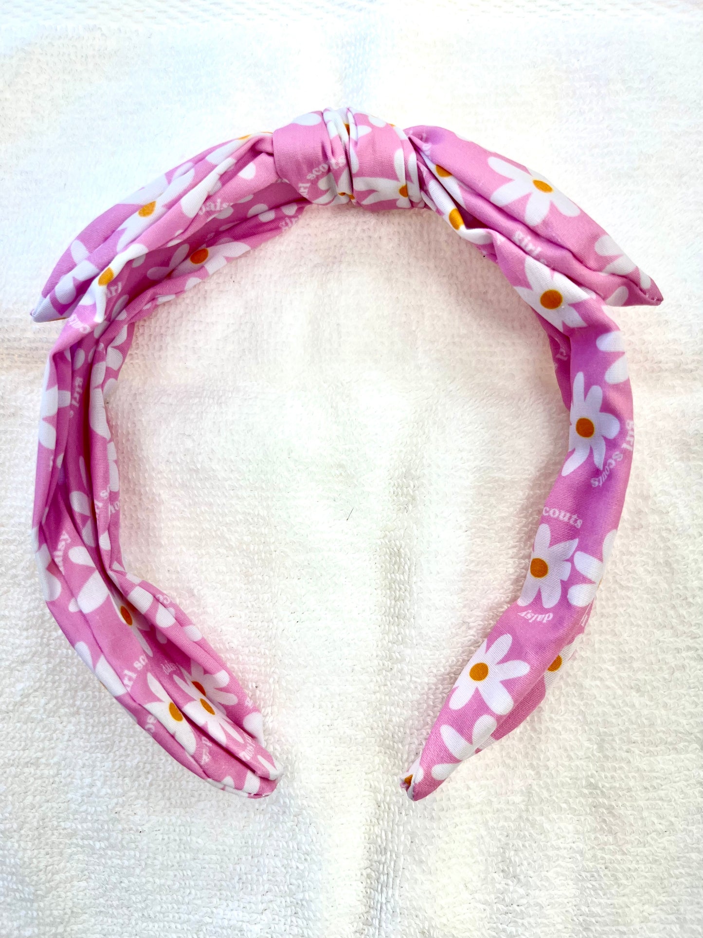 Daisy officials accessories print bow headband