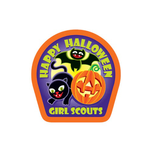 Halloween Cat and Bat Sew-On Patch