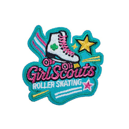 Roller Skating Iron-On Patch
