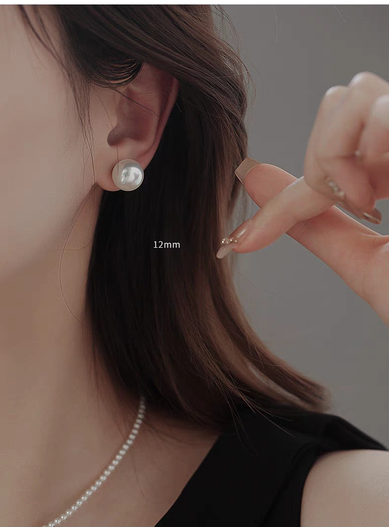 Amazing high luster similant akoya pearl earrings