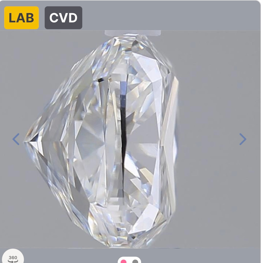 Cushion Modified 3.01ct F VS1 EX EX None