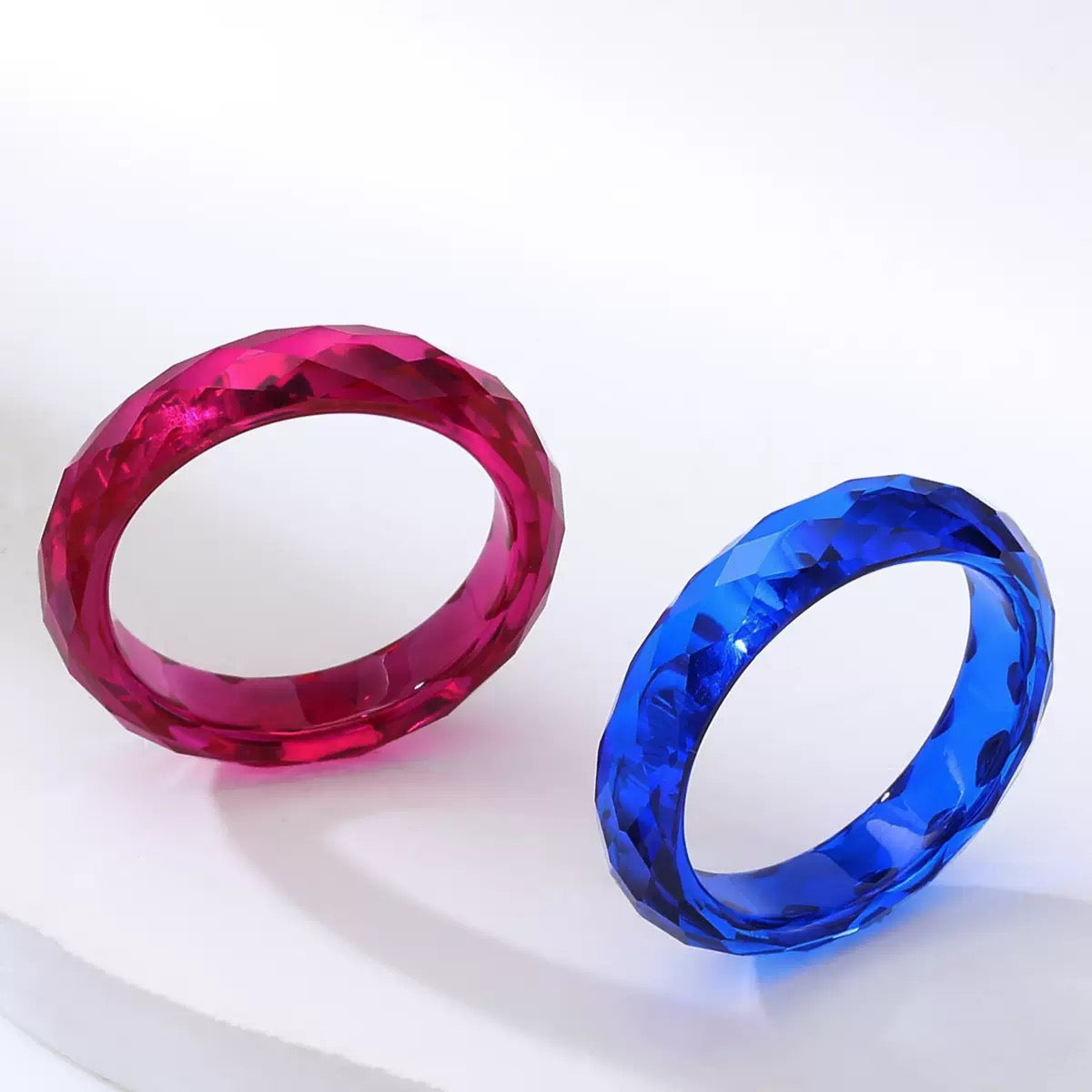 Synthetic corundum band