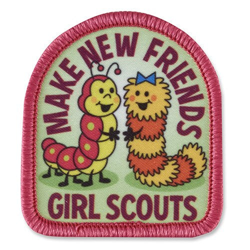 Make New Friends Caterpillars Sew-On Patch