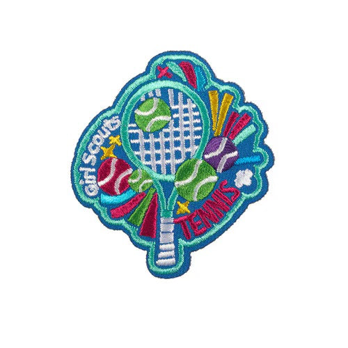 Tennis Iron-On Patch