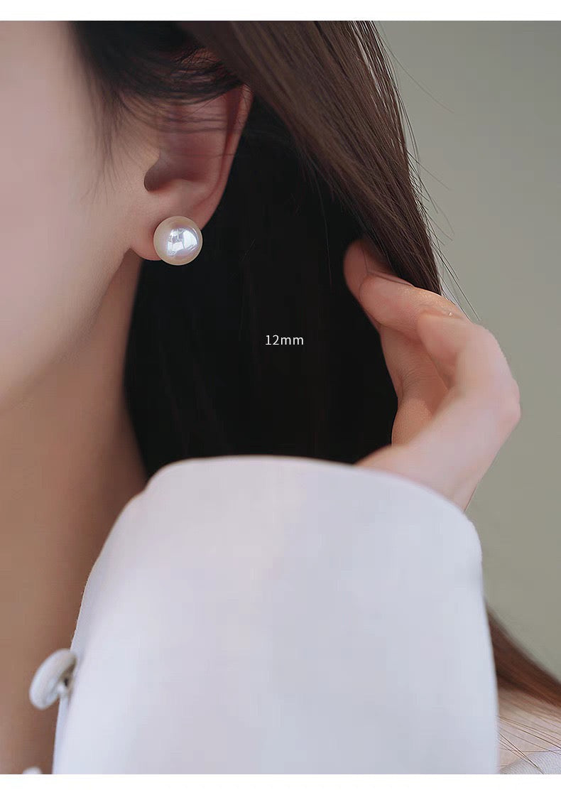 Amazing high luster similant akoya pearl earrings