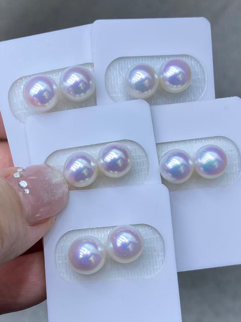 8-9mm freshwater pearl stud