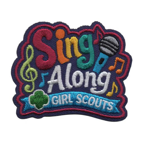 Sing Along Iron On Patch